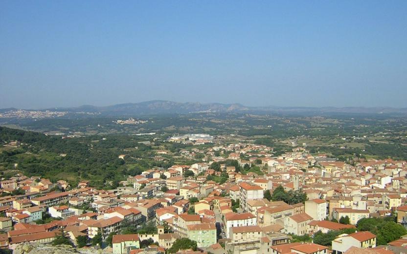 Panorama di Calangianus, località La Crucitta