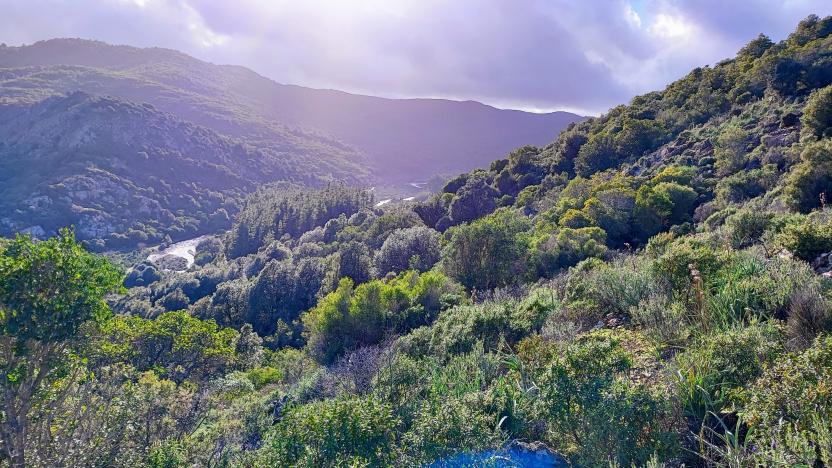 LA vallata omonima da cui il rio Oridda si tuffa nelle cascate