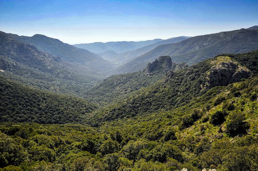 Panorama su Villascema, Villacidro