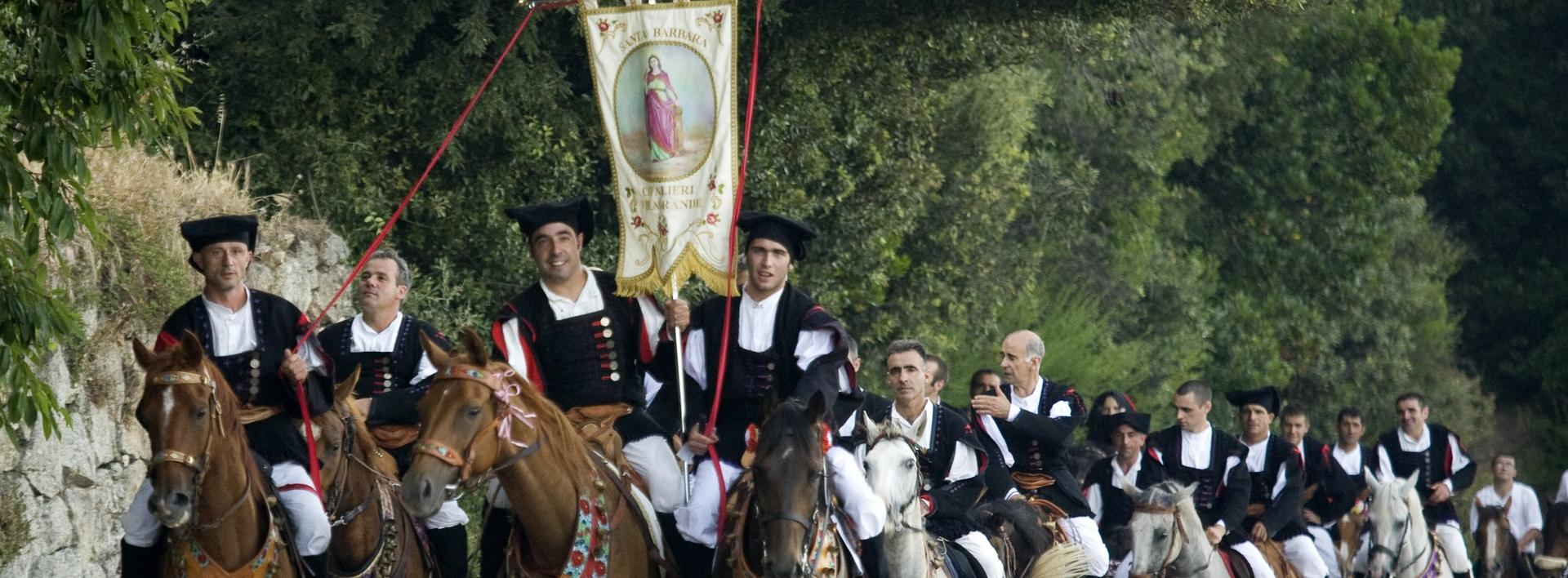 Villagrande Strisaili, processione di Santa Barbara