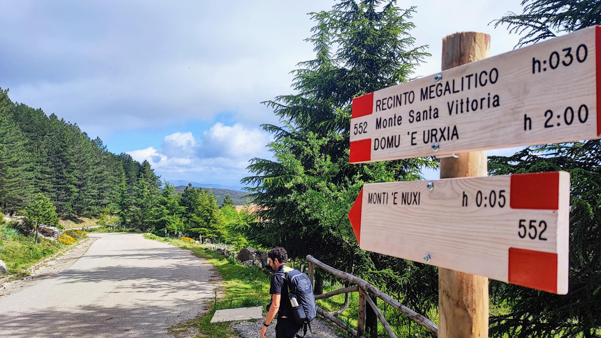 C 552 tappa della fonte sacra di Monte Nuxi